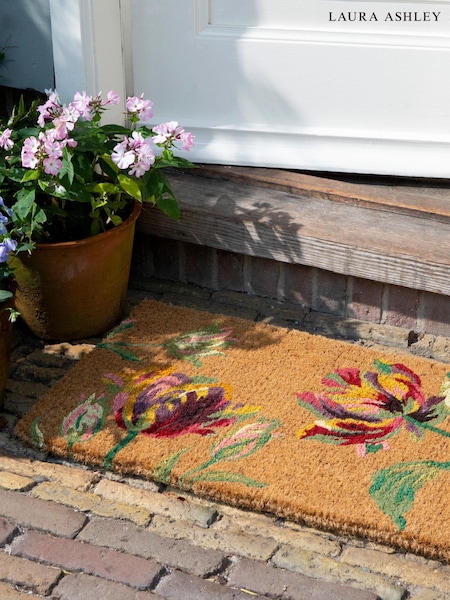 Laura Ashley Purple Gosford Doormat (T47355) | £40