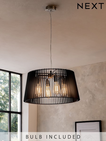 Black Brooklyn Chandelier Ceiling Light (T47752) | £165