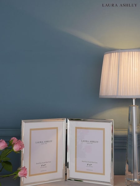Laura Ashley Silver Boxed Silver Plated Double Picture Frame (T47945) | £32