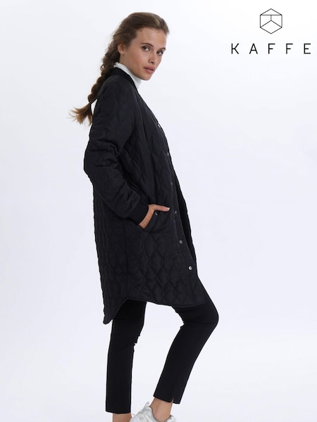 Kaffe Shally Regular Fit Quilted Coat (T48296) | £100