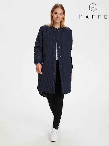 Kaffe Shally Regular Fit Quilted Coat (T48318) | £100
