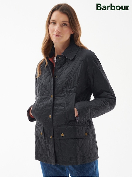 Barbour® Black Beadnell Quilted Jacket (T48495) | £135
