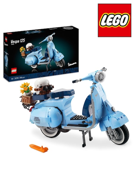 LEGO Icons Vespa 125 Scooter Model Set for Adults 10298 (T49647) | £90