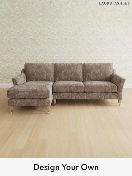 Kingsley Velvet/Pale French Grey Marford By Laura Ashley (T51738) | £2,150