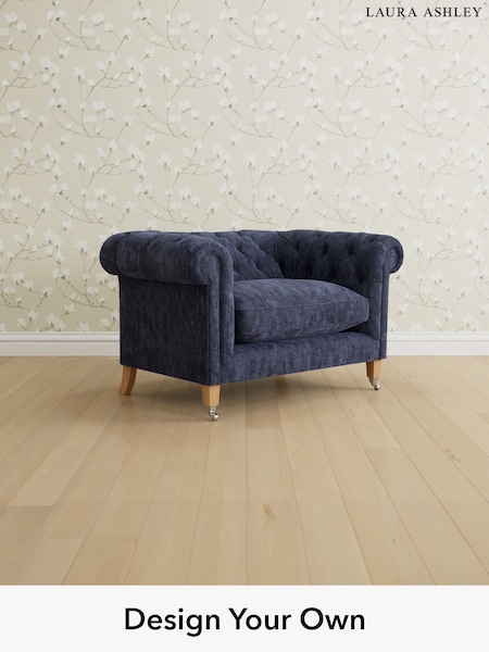 Kingsley Velvet/Midnight Navy Penarth By Laura Ashley (T51766) | £1,350
