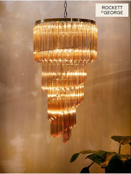 Rockett St George Champagne Large Cabaret Chandelier (T51901) | £540