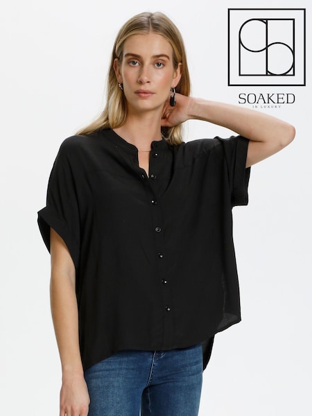 Soaked in Luxury Helia Short Sleeve Shirt (T51924) | £50