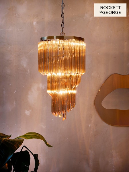 Rockett St George Champagne Small Cabaret Chandelier (T51929) | £350