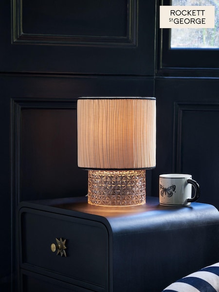 Rockett St George Amber Parisian Table Lamp (T51932) | £75