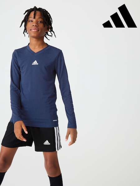 adidas Blue Team Base T-Shirt (T52333) | £12