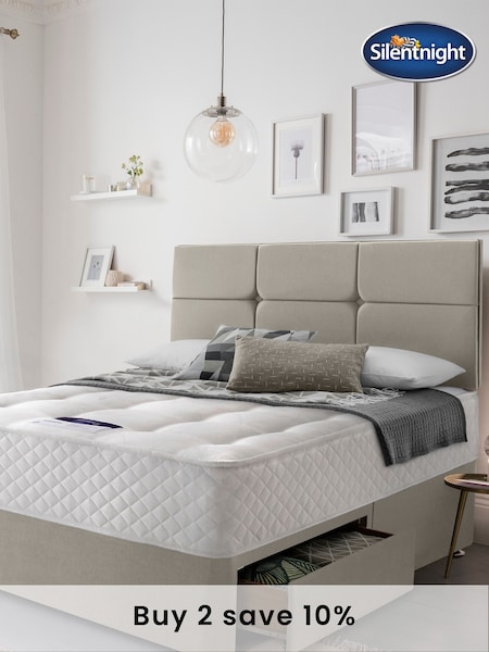 Silentnight Natural Miracoil 2 Drawer Divan Bed Set (T54541) | £500 - £775