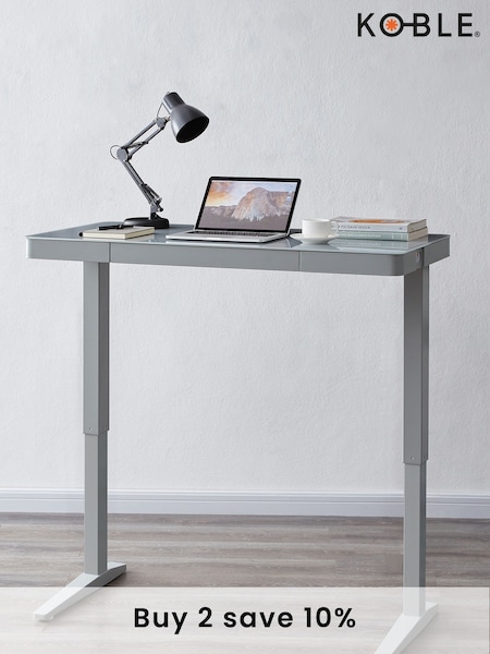 Koble Grey Lana Smart Height Adjustable Desk (T54651) | £325
