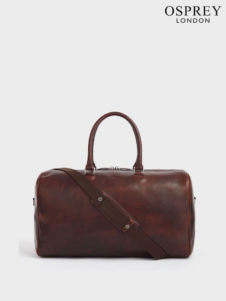 OSPREY LONDON The Carter Leather Weekend Holdall Bag (T56700) | £395