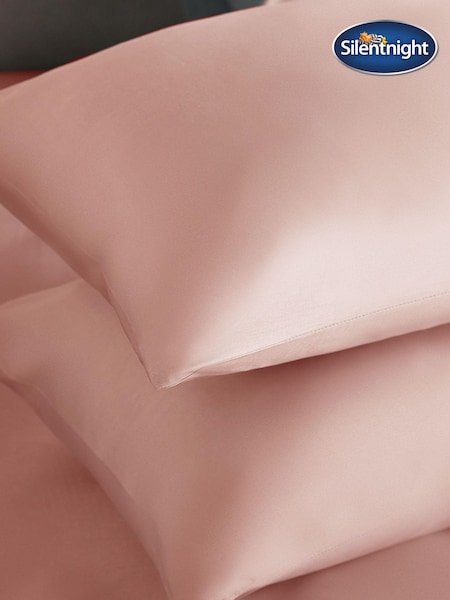 Silentnight Blush Pink Pure 100% Cotton Pillowcases (T57730) | £15