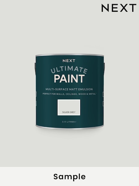Silver Grey Ultimate® Multi-Surface Peel and Stick Paint Sample (T57943) | £1