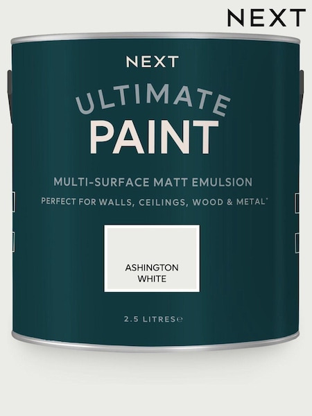 Ashington White Ultimate® Multi-Surface Peel & Stick Paint Sample (T57947) | £1