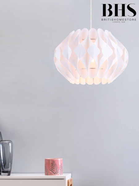 BHS White Large Landon Easy Fit Shade (T58524) | £60