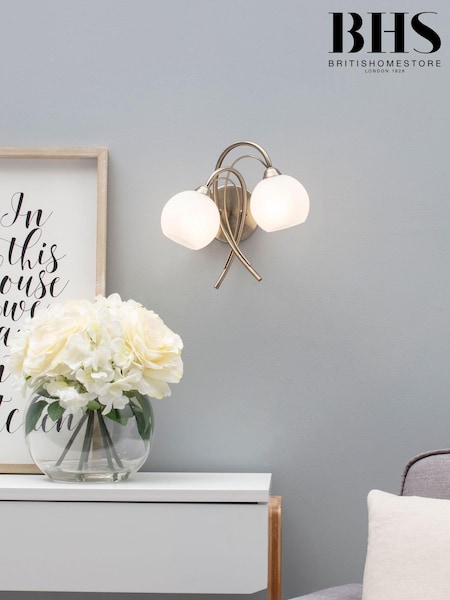 BHS Brass Soni Wall Light (T58542) | £45