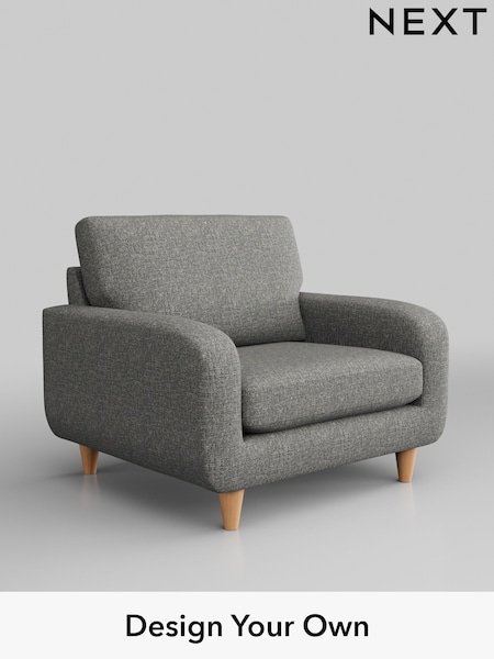 Chunky Boucle Easy Clean/Mid Grey Camden (T59480) | £650