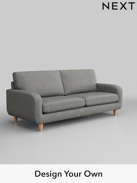 Chunky Boucle Easy Clean/Mid Grey Camden (T59480) | £1,099
