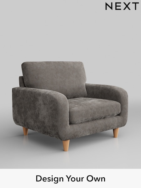 Distressed Velour/French Grey Camden (T59503) | £650
