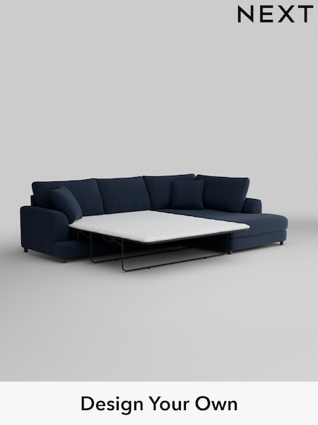 Fine Chenille Easy Clean/Dark Navy Blue Parker (T59520) | £2,525