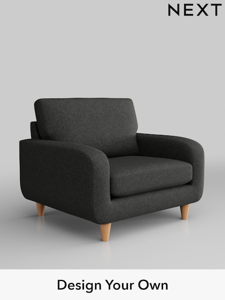 Tweedy Blend Easy Clean/Charcoal Grey Camden (T59609) | £550