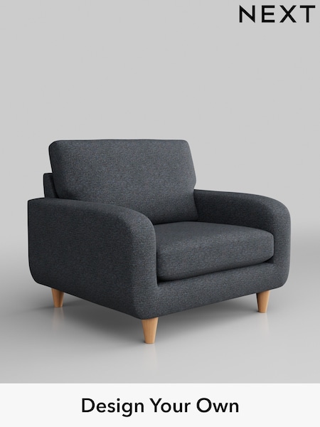 Tweedy Chenille/Navy Blue Camden (T59625) | £550