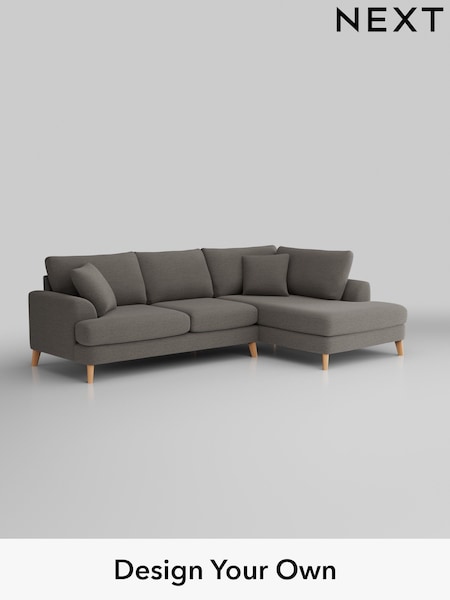 Fine Chenille Easy Clean/Dark Smoke Grey Parker (T59669) | £2,250