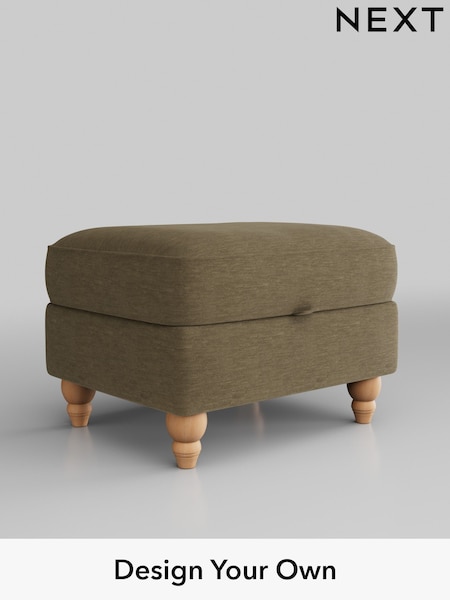 Fine Chenille Easy Clean/Dark Moss Green Ashford (T59683) | £499