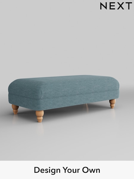 Fine Chenille Easy Clean/Mid Blue Ashford (T59701) | £475