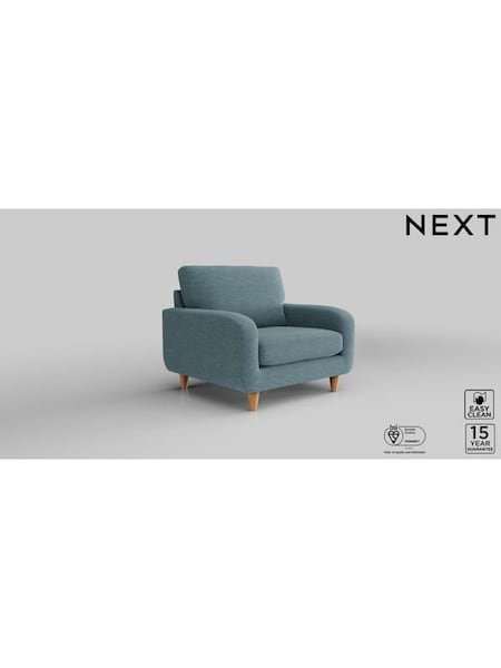 Fine Chenille Easy Clean/Mid Blue Camden (T59713) | £650
