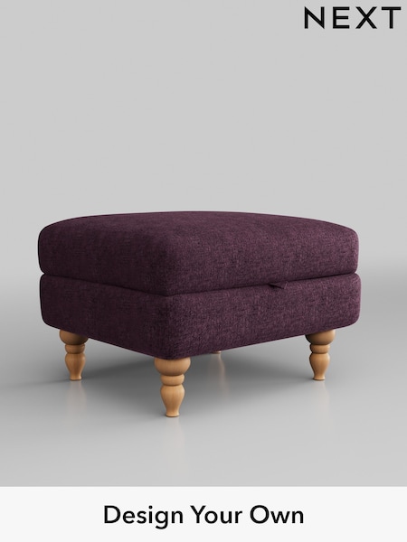 Plush Chenille/Dark Plum Purple Mallory (T59825) | £475