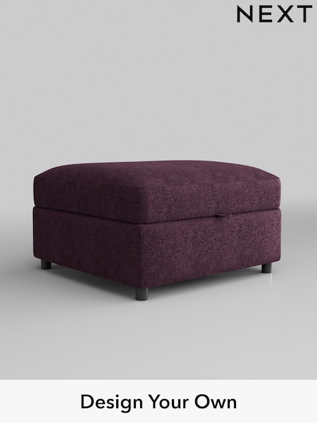Plush Chenille/Dark Plum Purple Parker Platform (T59833) | £499