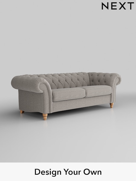 Fine Chenille Easy Clean/Light Steel Grey Gosford Ii Deep Sit (T60133) | £1,625