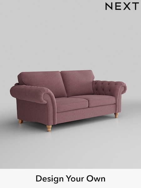Fine Chenille Easy Clean/Mid Mulberry Purple Gosford Highback Ii Deep Sit (T60140) | £1,625
