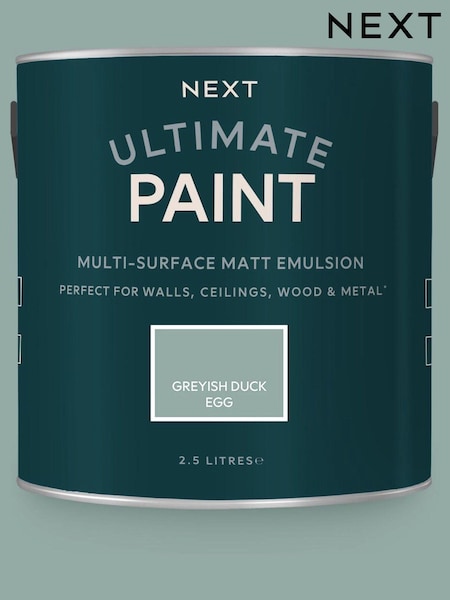 Greyish Duck Egg Ultimate® Multi-Surface Peel & Stick Paint Sample (T60261) | £1