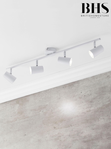 BHS Harvey White Harvey 4 Light Spotlight (T62619) | £35