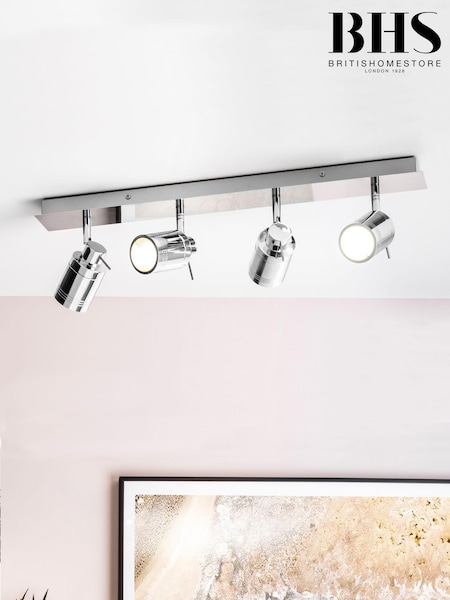 Silver BHS Scorpius Spotlight Ceiling Light (T62641) | £85