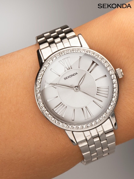 Sekonda Ladies Silver Tone Watch (T62671) | £69.99