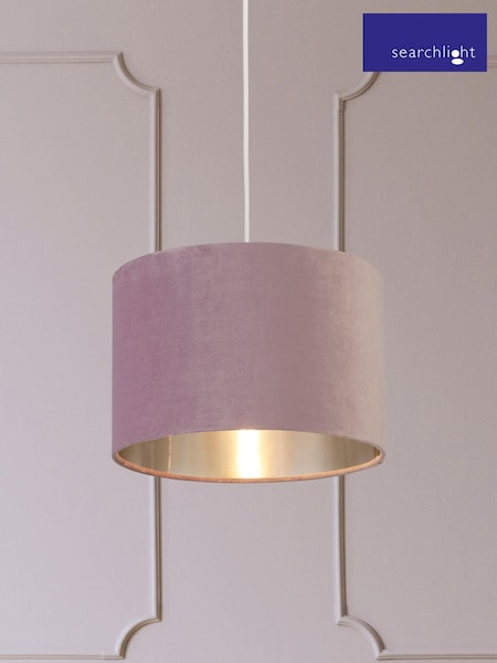 Searchlight Josie Lilac Purple Velvet Easy Fit Shade (T63212) | £27