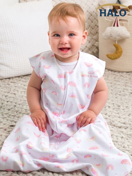 Halo Pink SleepSack 0.5 TOG 100% Cotton Sleeping Bag (T63478) | £20