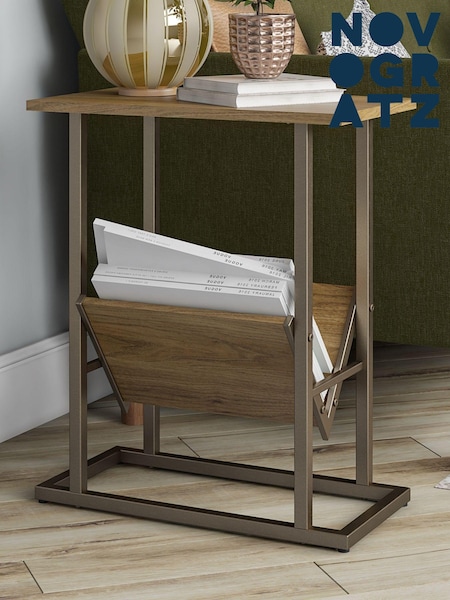 Novogratz Brown Regal End Table (T64170) | £65