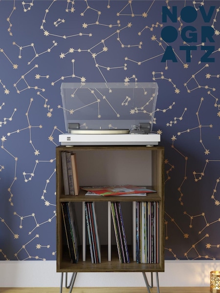 Novogratz Green Concord Turntable Stand (T64174) | £75