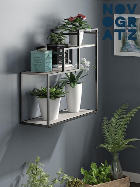 Novogratz Grey Weston Plant Stand (T64178) | £60