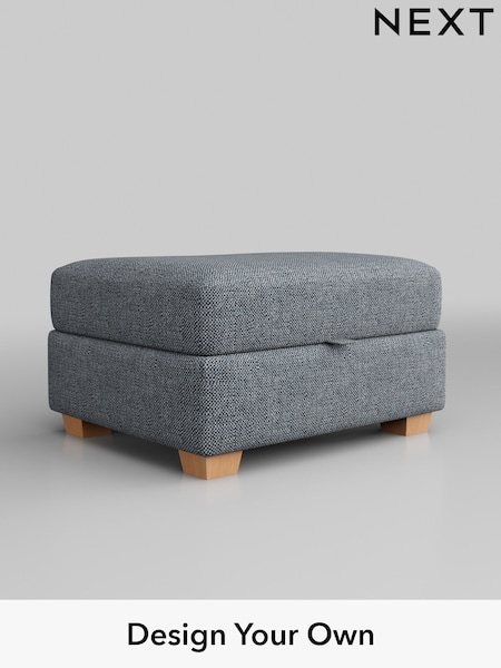Chunky Weave/Dark Blue Heath Highback (T64766) | £475