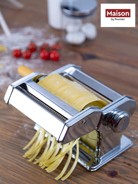 Maison by Premier Silver Multi Pasta Maker Set (T65172) | £60