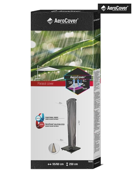 Aerocover Grey Free Arm Parasol 250 x 55/60 (T65915) | £40