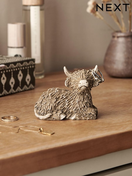 Natural Hamish The Highland Cow Ring Holder (T66432) | £6