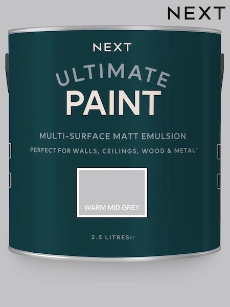 Warm Mid Grey Ultimate® Multi-Surface Peel & Stick Paint Sample (T66494) | £1